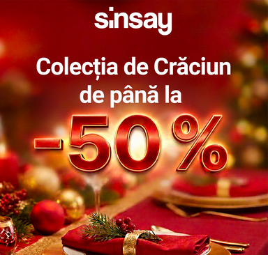Sinsay - Colecția de Crăciun de până la -50%