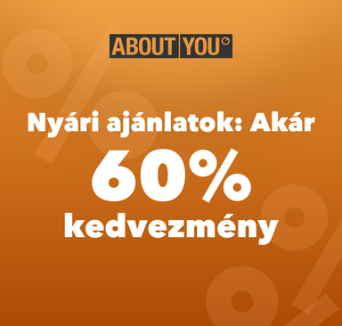 About you - Nyári ajánlatok: akár 60% kedvezmény