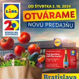 Lidl - Nová predajňa Púchovská, Bratislava