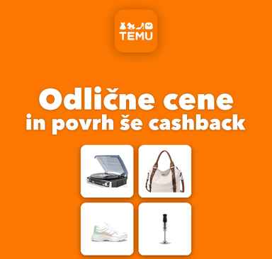 TEMU - Odlične cene in povrh še cashback