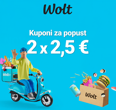 Wolt - Kuponi za popust