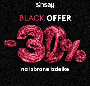 Sinsay - Black Offer -30 %