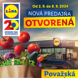 Lidl - Ponuka pre novú predajňu v Považské Bystrici