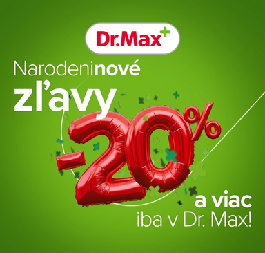 Dr. Max - Narodeninové zľavy -20 % a viac