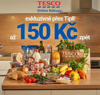 TESCO - Exkluzivně až 150 Kč zpět