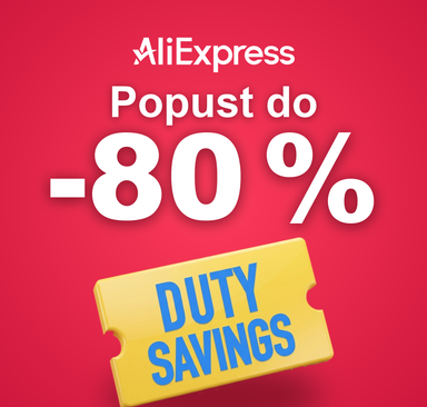 AliExpress - Duty Savings, popust do -80 %