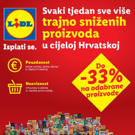 Lidl - Svaki tjedan trajno snižene cijene