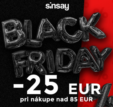 Sinsay - 25 % na všetko