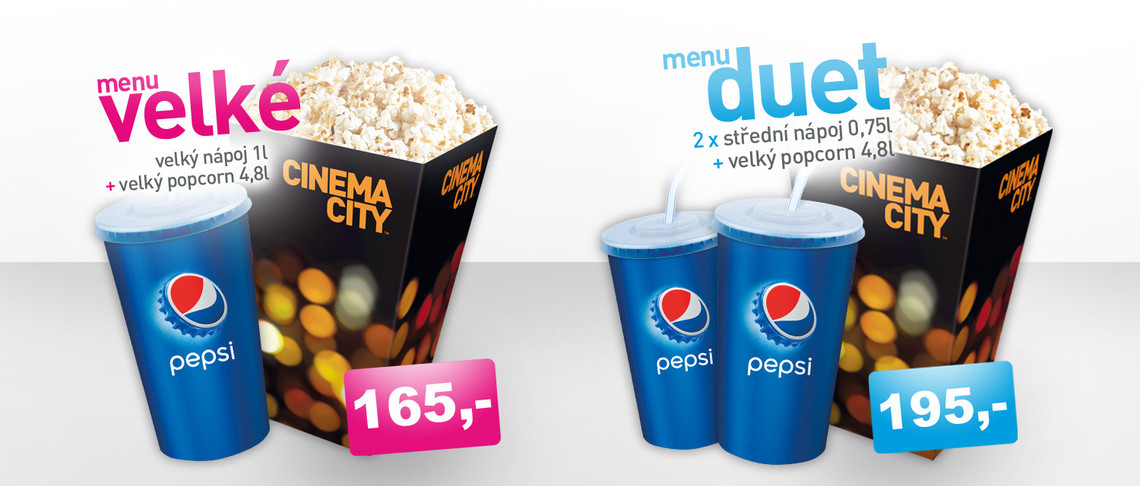 Cinema City Ostrava popcorn