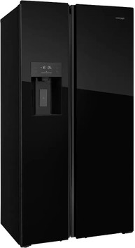 Concept LA7691bc americká lednice s výrobníkem ledu