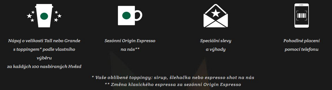 starbucks výhody, starbucks zelený status