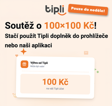Soutěž o 100x100 Kč!
