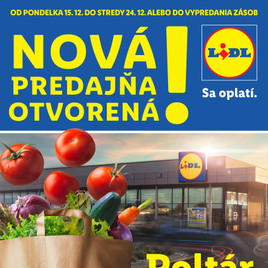 Lidl - Nová predajňa v Poltári