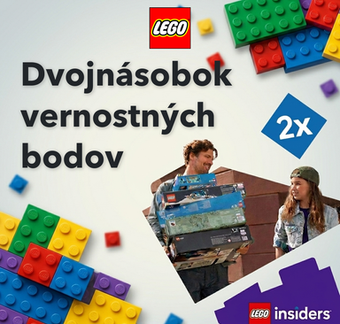 LEGO - Dvojnásobok vernostných bodov