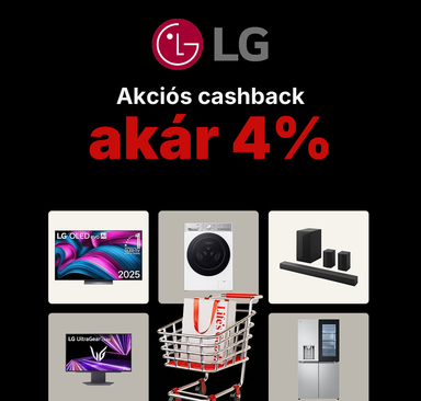 LG - Akciós cashback akár 4%