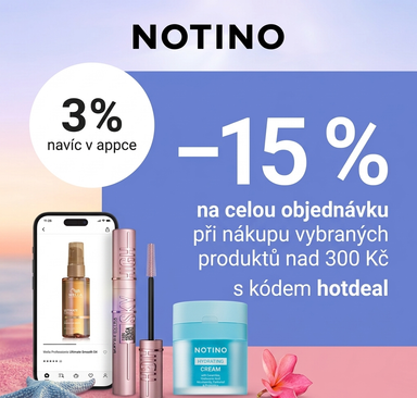 Notino - 15 % sleva na celou objednávku