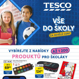 Tesco - Vše do školy