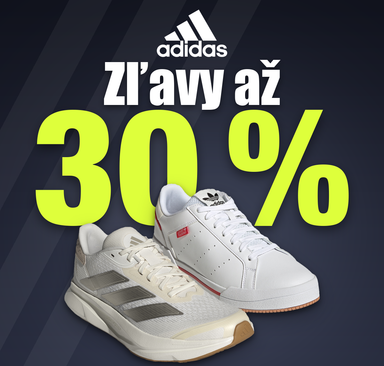 adidas - Sezónna akcia, zľavy až 30 %