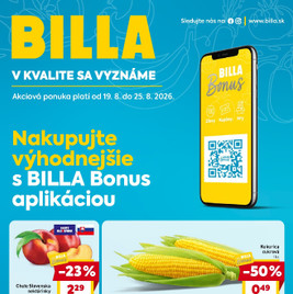 Billa - Bonus leták