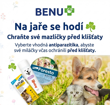 BENU lékárna - Chraňte mazlíčky před klíšťaty