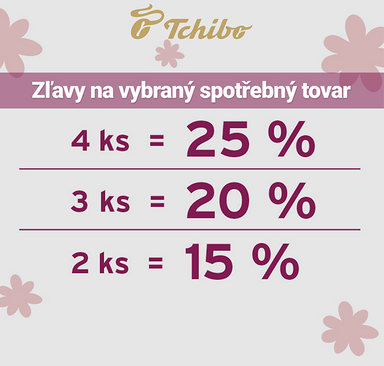 Tchibo - Zľavy na vybraný spotřebný tovar