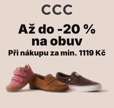 CCC - Až do -20 % na obuv