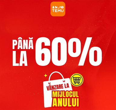 TEMU - Reduceri de vară de până la -60%