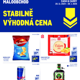 Makro - Stabilně výhodná cena Maloobchod