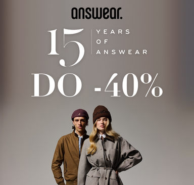 Answear - 15 years, rabaty do 40%