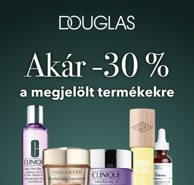 Douglas - Akár -30 % a megjelölt termékekre