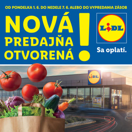 Lidl - Nová predajňa v Rajci