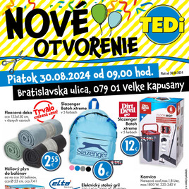 TEDi - Nové otvorenie - Velké Kapusany