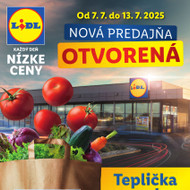 Lidl - Nová predajňa v Tepličke nad Váhom