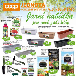Coop - Jarní nabídka pro nové zahrádky