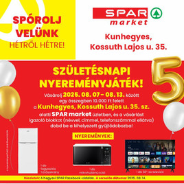 Spar Market - Kunhegyes szülinap