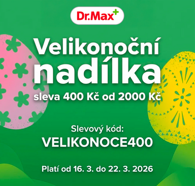 Dr.Max - Velikonoční sleva 400 Kč