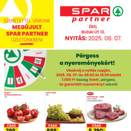 SPAR - Partner Érd megújulás