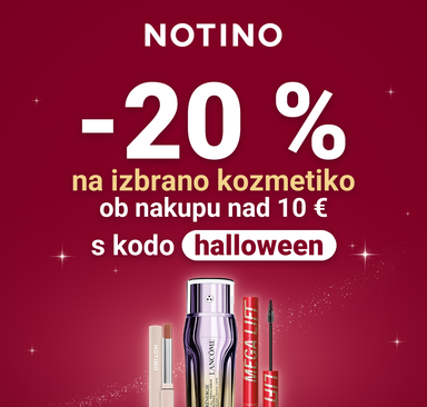 Notino - Popust 20 % na izbrano kozmetiko