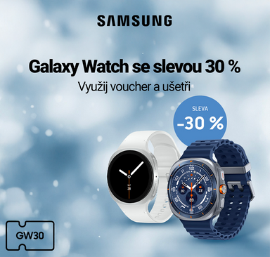 Samsung - Galaxy Watch se slevou 30 %
