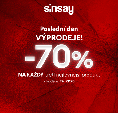 Sinsay - Poslední dny výprodeje