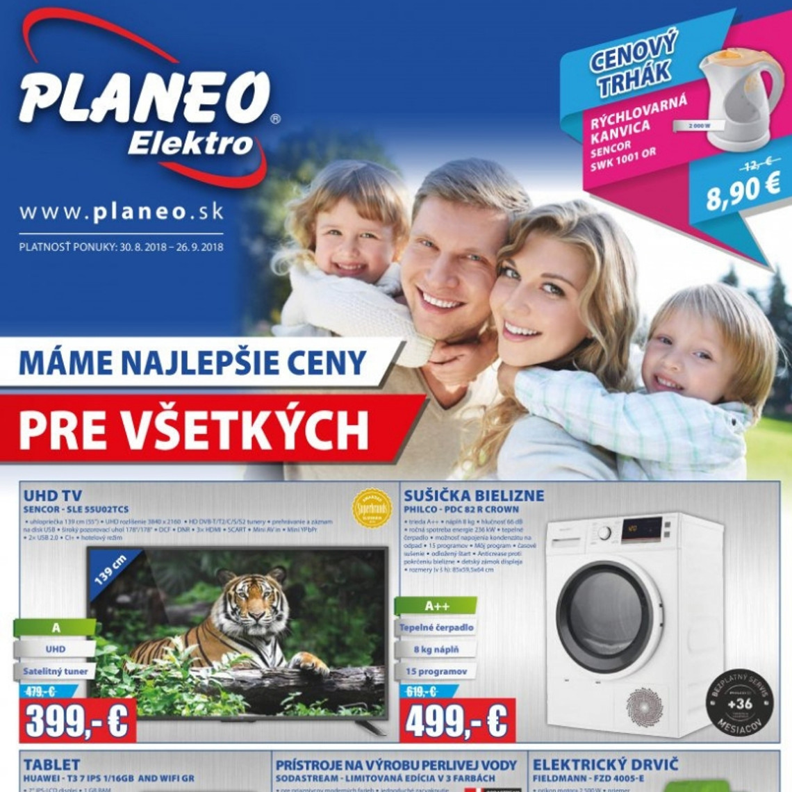 planeo letak 36 tyzden