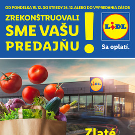Lidl - Nová predajňa v Zlatých Moravciach