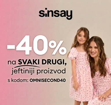 Sinsay - -40 % na drugi jeftiniji
