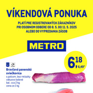 Metro - Víkendová ponuka