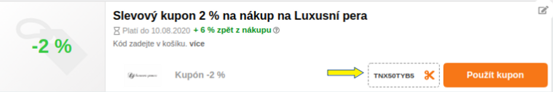 Luxusní pera sleva