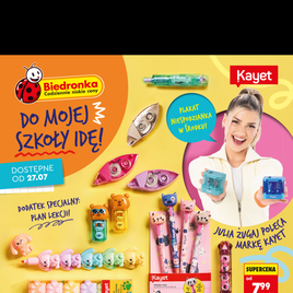 Biedronka - Do mojej szkoły idę - oferta od 20.07 - Gazetka - Biedronka.pl