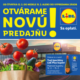 Lidl - Nová predajňa v Zákamenom