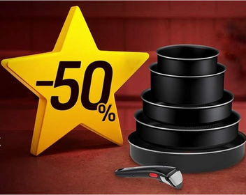 Tefal Ingenio Generous Cook, 6dílná sada | Kód STAR50