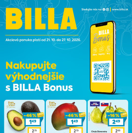 Billa - Bonus leták