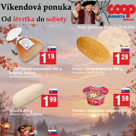 COOP Jednota - Víkendová ponuka